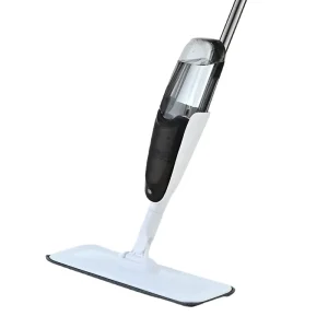 Water Spray Mop, Multifunctional Wet and Dry Floor Mop with Stainless Steel Handle
