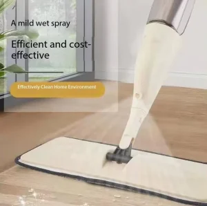Water Spray Mop with Hands-Free Function for Household Wooden Floors