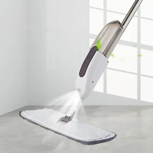 Water Spray Mop with Microfiber Cloth and 360° Rotating Head for Floor, Window, and Kitchen Cleaning