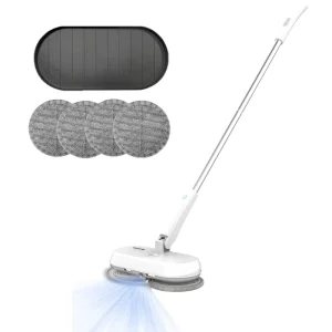 Water Spraying LED Lighting Waxing and Polishing Multi function Cordless Electric Cleaning Floor Spray Mop With Electrolysis
