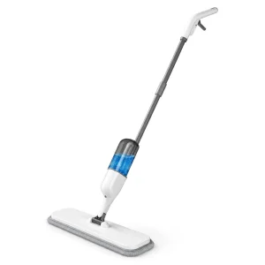 Wet Dry 360 Rotating Microfiber Spray Mop with Wide Mist Spray and Removable Tank
