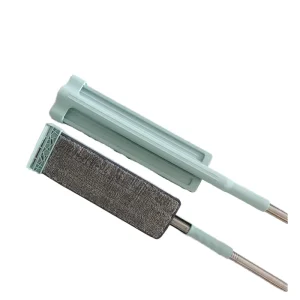 Wet & Dry Floor Mop Easy Clean Rotating 360 Microfiber Stainless Steel Self Wringer Handle
