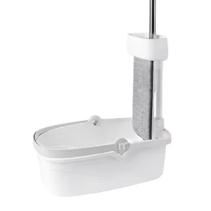 Wet Dry Home Floor Cleaning System Telescopic Steel Handle Professional Microfiber Mop Open Bucket High Dehydration Quick