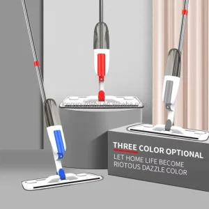 Wet Dry Spray Mop with Mop Pad for Household Floor and Window Cleaning