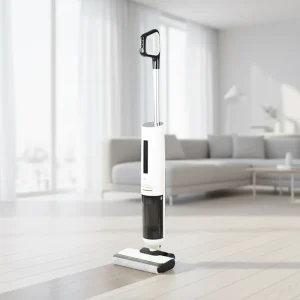 Wet/Dry Vacuum Cleaner Floor Cleaning Machine, DC Vertical Floor Washer