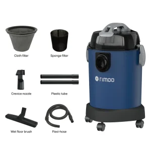Wet Dry Vacuum Cleaner with Air Blowing Function, Plastic Tank, 1200W/1400W