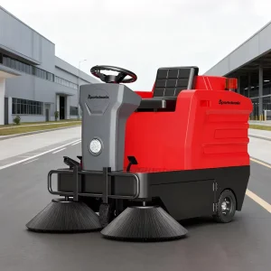 Wet Industrial Ride-On Floor Sweeping Machine and Road Sweeper