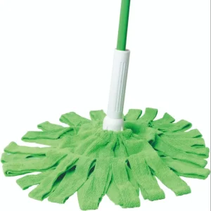 Wet Twist Steel Microfiber Mop with Reusable Design for Floor Cleaning