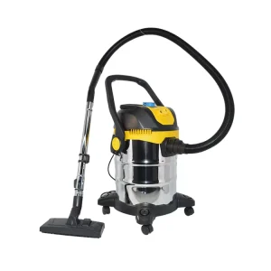 Wet and Dry 3 in 1 Factory Direct Sales Stainless Steel Tank Vacuum Cleaner for House Cleaning 30L With Socket