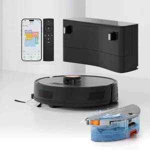 Wet and Dry Cleaning Lidar Robot Vacuum Cleaner with Self Cleaning Features