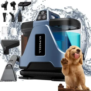 Wet and Dry Cleaning Machine Fabric Carpet Cleaner Steam Spot Cleaner for Car Household Sofa Tiles