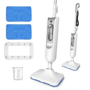 Wet and Dry Electric Steam Mop with Vacuum for Floor Cleaning