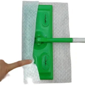 Wet and Dry Electrostatic Dust Mop with Thick Floor Wiping Cloth