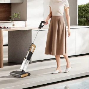 Wet and Dry Handheld Cyclone Electric Vacuum Mop Bagless Floor Washer for Home and Hotel
