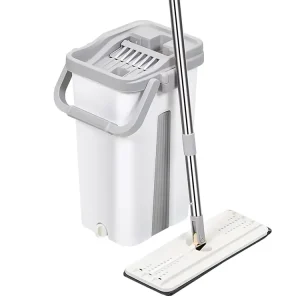 Wet and Dry Household Flat Mop and Bucket Set