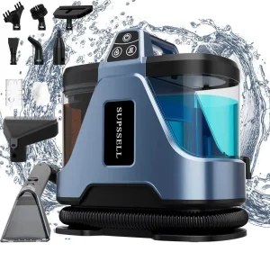 Wet and Dry Lightweight Vacuum Cleaner Carpet Steam Spot Cleaner for Car, Sofa, Tile, and Floor