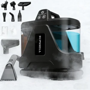 Wet and Dry Steam Vacuum Cleaner Portable Sofa Carpet Upholstery Fabric Washing Spot Cleaner