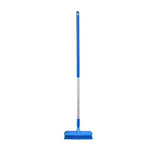 Wide Heavy Duty Push Broom with Aluminum Handle for Floor Cleaning