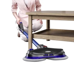 Wireless Electric Mop With LED Headlight, 300ml Water Spray Tank, Wet Dry Cleaning
