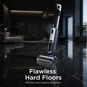 Wireless Lithium Battery Vacuum Cleaner for Floors Carpets Brush Motor Self Clean Wet Dry Vacuum Cleaner HEPA Filter LED Display