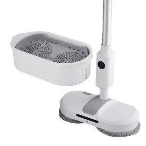 Wireless Wet Vacuum Cleaner and Water-Spray Electric Spin Mop with Bucket