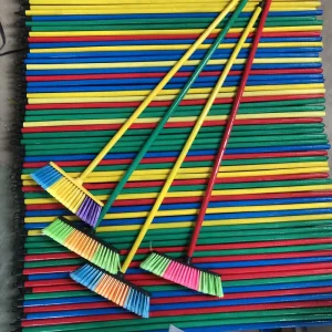 Wooden Broomstick Floor Cleaning Broom