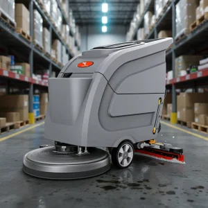 X1 Walk-Behind Hand Push Automatic Floor Scrubber 24V 85Ah Battery 530mm Cleaning Width 800mm Squeegee Width