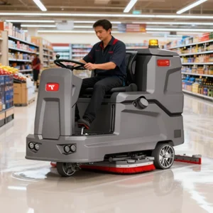 X10 Ride On New Wireless 48V150Ah Battery Powered Industrial Heavy Duty Self Propelled Floor Scrubber Dryer Machine