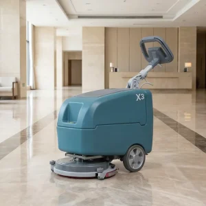 X3 Walk-Behind Electric Tile Floor Scrubber Machine High Pressure Spa Ceramic Anti-Slip Floors
