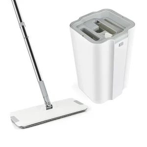 X5 Rotatable Microfiber Flat Mop and Bucket Set