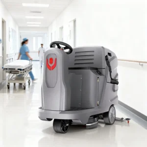 X5 Self-Propelled Floor Scrubber with 24V Battery, 19 Inch Cleaning Path, 60dB Noise Level, 2-Year Warranty