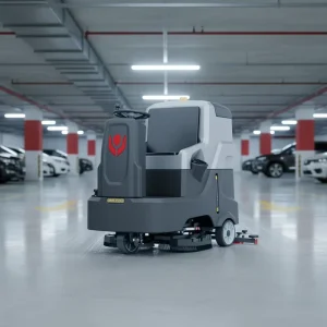X6 Ride-On Self-Propelled Floor Scrubber with 24V Battery and 90L/95L Tanks