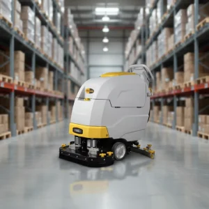 X660S Industrial Walk-Behind Dual-Brush Self-Propelled Floor Polisher with 24V 120Ah Battery and 700mm Cleaning Path