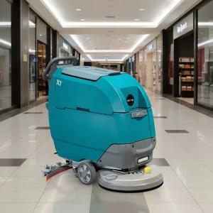 X7 Electric Walk-Behind Tile Floor Scrubber Machine for Shopping Mall Common Areas