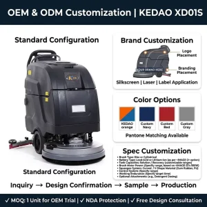 XD01S Hand-Push Commercial Electric Floor Scrubber and Polishing Machine