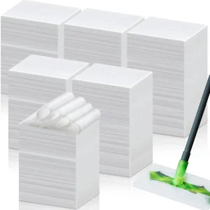XL Dry and Wet Mop Kit for Hardwood Floors with Disposable Nonwoven Tissue Mops