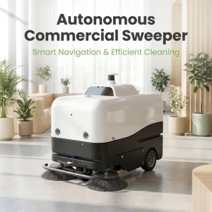 XY130 Intelligent Self-Propelled Battery-Powered Unmanned Sweeper, Vacuum Cleaner, and Floor Scrubber Robot