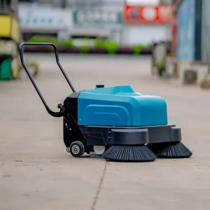 YF-R40 Mini Electric Walk-Behind Road Sweeper, 1050 mm Sweeping Width