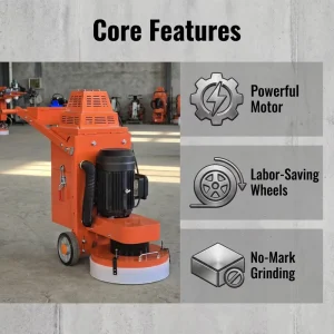 YM350 Dust-Free 530mm Concrete Floor Grinder for Epoxy Floor Coating Removal