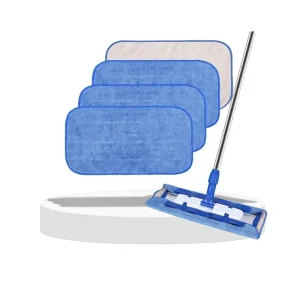 YX25 045 Family Brand Microfibre Flat Mop All in One Floor Cleaner Dual Use Dry Wet Floors Dust Removal Push Type