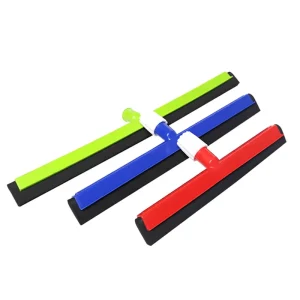 Yonghe D 18″ PP Floor Squeegee 48″ Wood Handle Italian Thread Double EVA Layers 45cm Straight Blade Eco Friendly Floor Cleaning