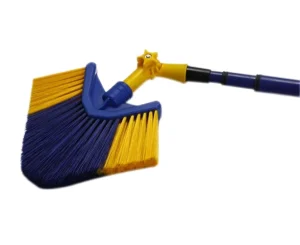 Yuanyng Adjustable Triangle Ceiling Brush Spider Web Broom Indoor Outdoor Use Ceiling Plastic Brush