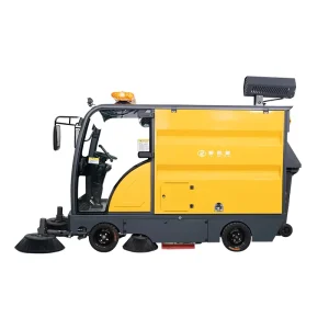 ZMX S2300B Electric Ride On Road Floor Sweeper Industrial Vacuum Street Cleaner with Core Battery & Motor New Condition