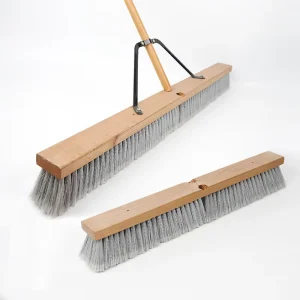wood Heavy Duty Plastic brush Road Deck Floor Cleaning Brush Indoor Outdoor Horse road cement garden road leaves